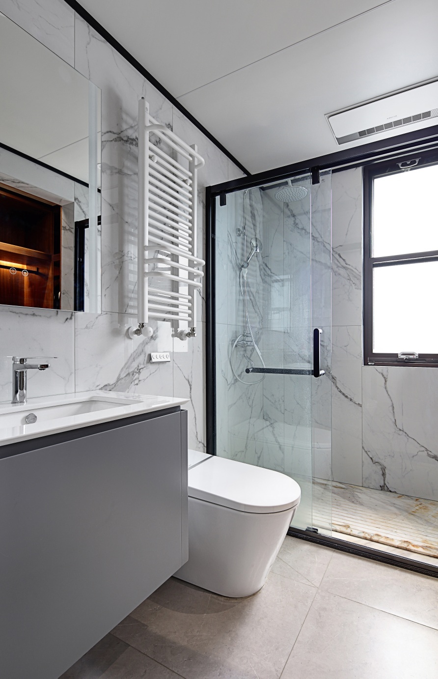 现代简约风格室内家装案例效果图-卫生间 现代简约风格室内家装案例效果图-卫生间