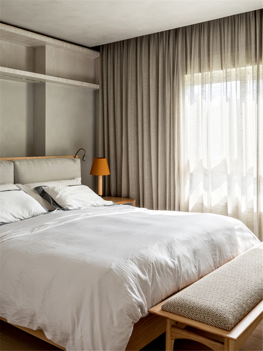 极简风格家装设计室内装修效果图-卧室 极简风格家装设计室内装修效果图-卧室